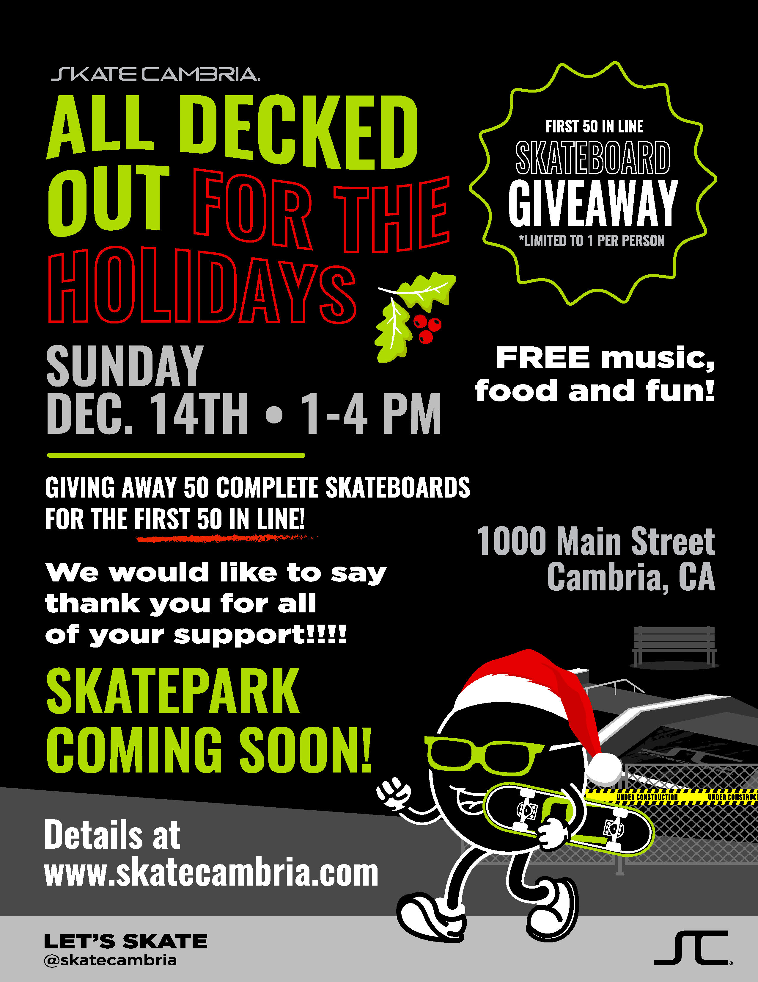 2025 Cambria Pine Dorado Parade Flyer